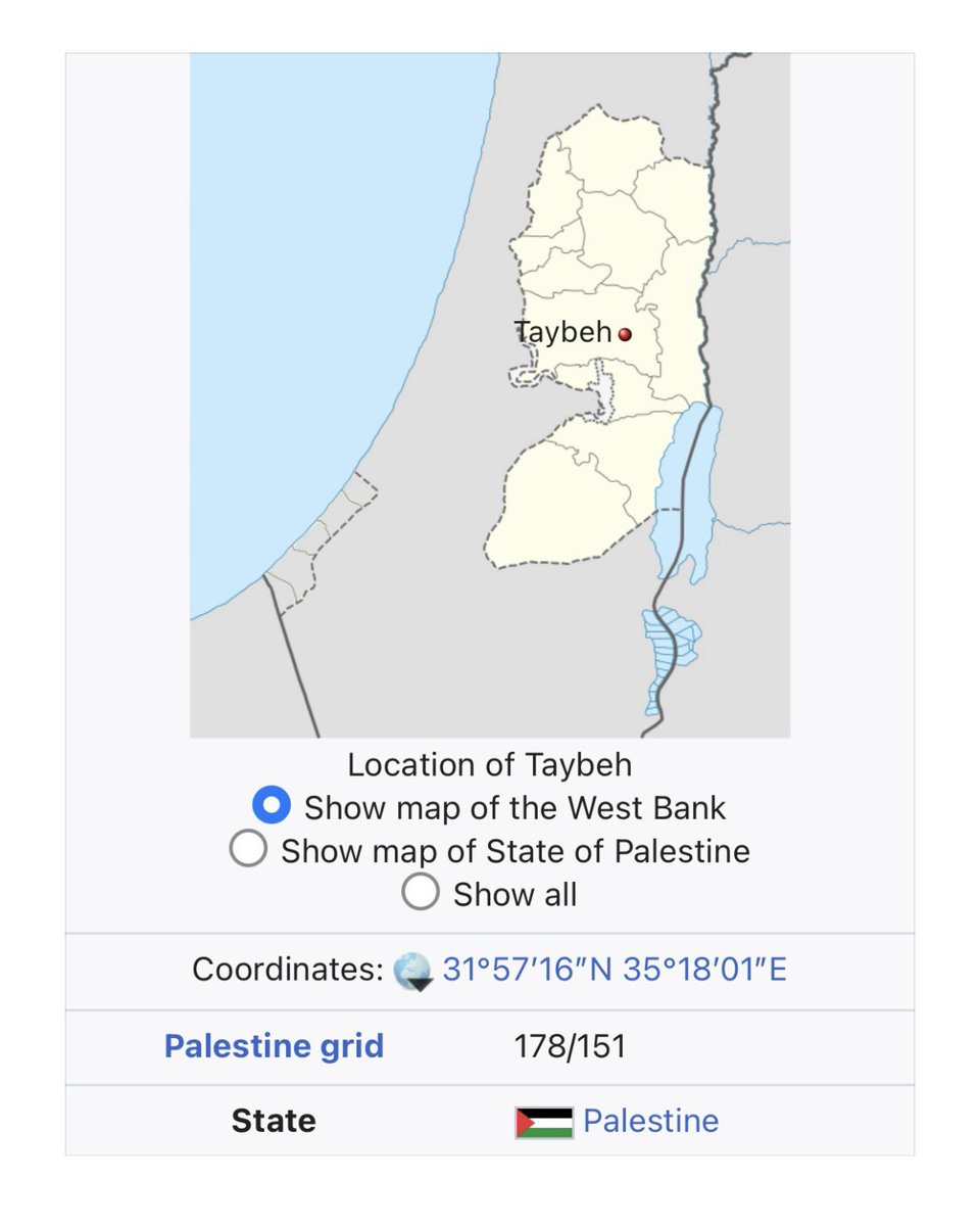 <a href="/GovMikeHuckabee/">Ambassador Mike Huckabee</a> Taybeh is in Palestine, not Israel

You don’t stand with them because you follow a perversion of Christianity that prevents you from recognizing their homes or the Palestinians as equal people

Shame! Like going to Dublin, Ireland and calling the place England and people British