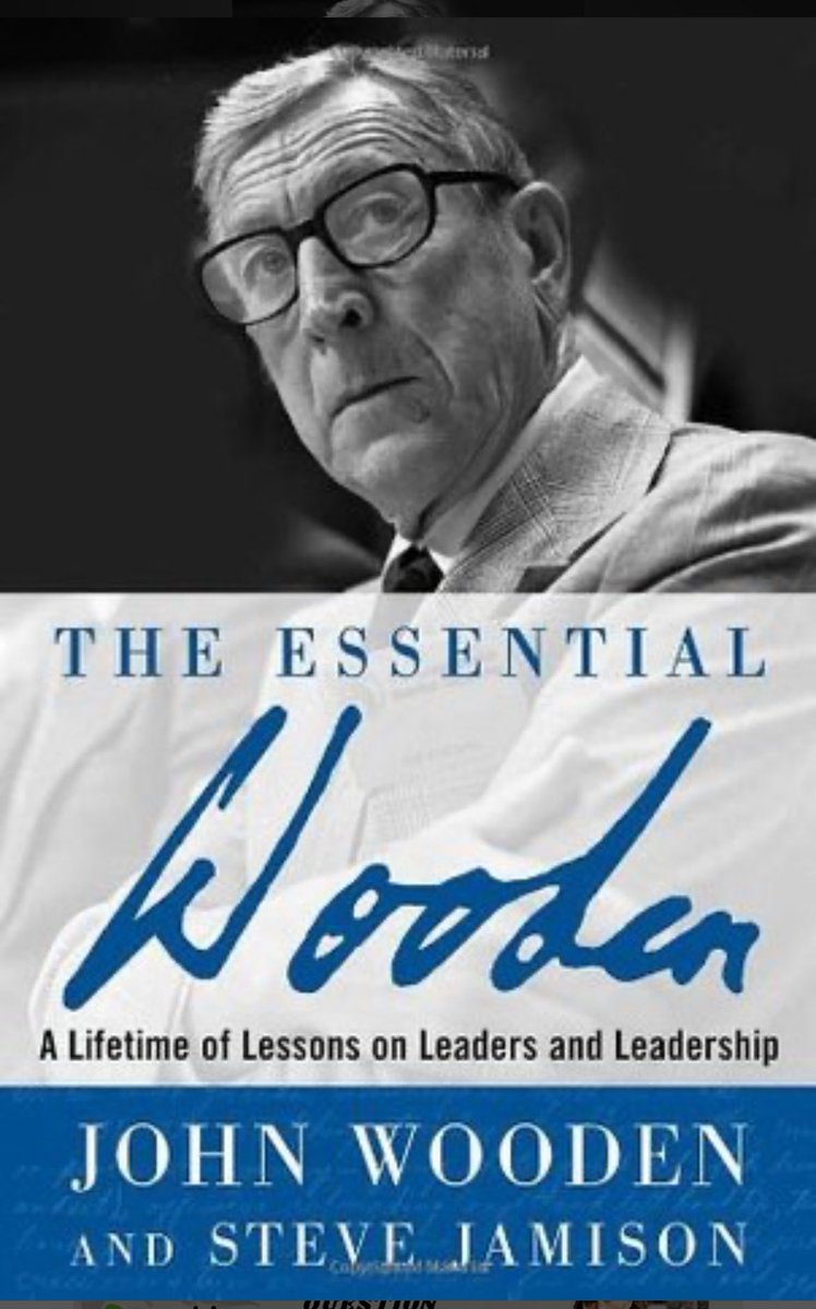 dad_saturday's tweet photo. Saturday Book Review!

This week’s selection: The Essential Wooden by John Wooden and Steve Jamison

Jumping back into my summer leadership series, this one carried a lot of weight for me. As I mentioned in a previous review, results in a given field boost one’s leadership credibility in my opinion.

You can’t argue with Wooden’s results. National championships. Undefeated seasons. Transforming UCLA into a dynasty in the 60s and 70s. Wooden created a system and philosophy that consistently produced. 

In The Essential Wooden, we get the choicest, “stickiest” bits of Wooden’s take on leadership. It’s written in a way where each page contains multiple small chunks of text, each with a nugget of wisdom within. It’s an incredibly fast read if you’re looking for a quick hit.

However, the book begs you to stop, think, and reflect. Take notes. Highlight, annotate, dog-ear. I ended up with seven pages of notes myself. Although it is short, Wooden was eminently quotable and his words are deep. In fact, I maintain you could pick up this book every week, month, or year in perpetuity and find something immediately meaningful and applicable to your context.

Also, I think this is a must read for dads with young kids looking to deliver some life lessons.

☕️☕️☕️☕️☕️- five  cups of coffee for this week. Excellent read, highly recommend!