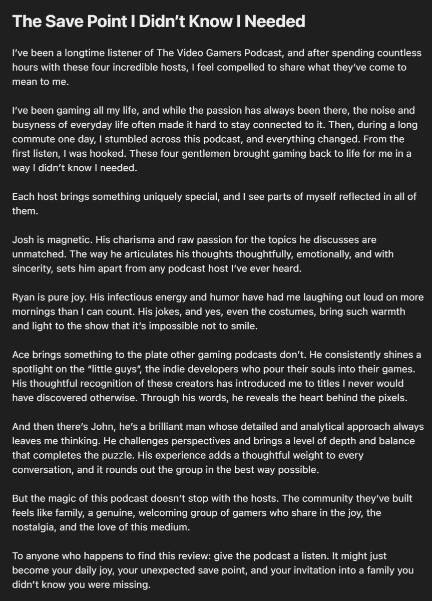 This might be one of the best reviews we've ever seen!