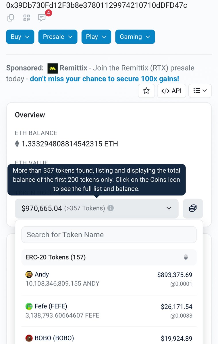 $ANDY whales bidding. $KRAZY how that works.