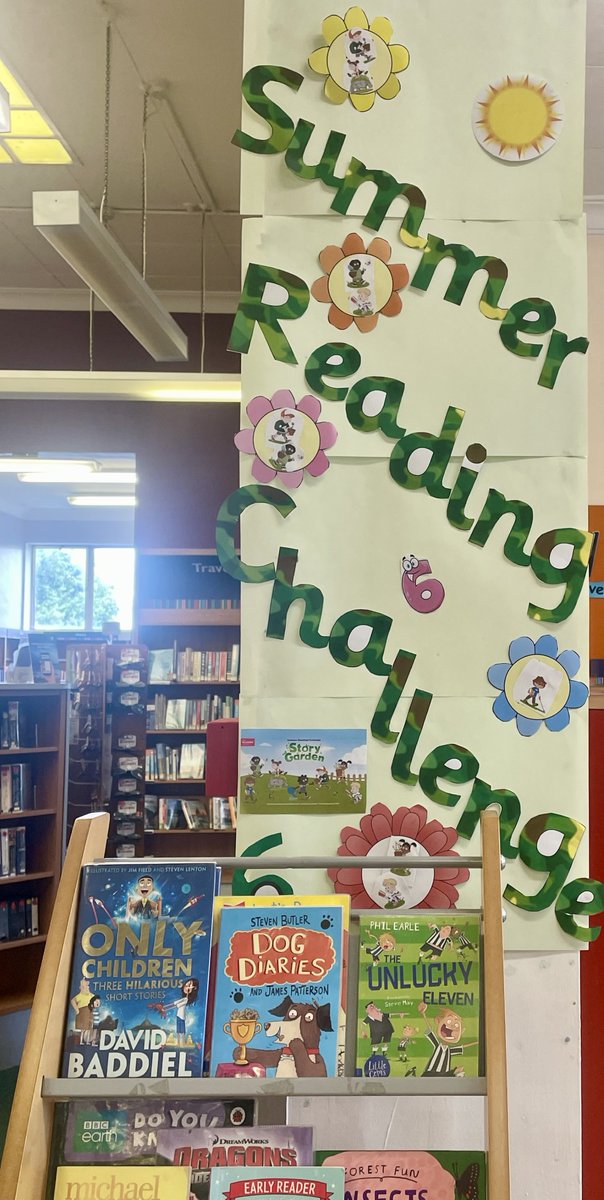 EsherLibrary's tweet image. The Summer Reading Challenge is on!
Pick up your starter pack and join the adventure. Come and choose your Six books to read over the holidays.
#SummerReadingChallenge #LibraryFun @esherlibrary
