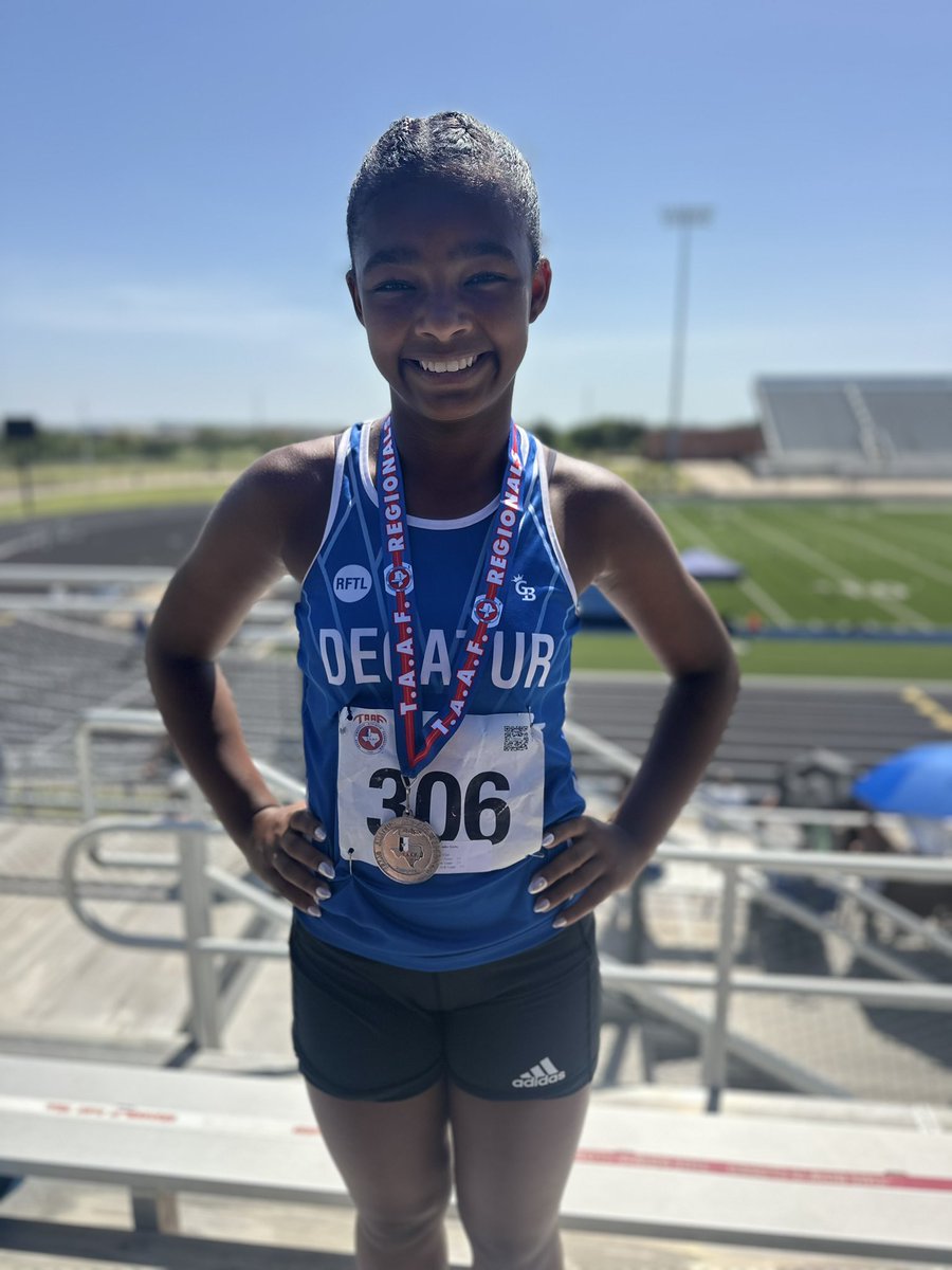 TAAF Regionals: 12U High Jump 2nd Place! (3.8) Headed to State @ A&amp;M! Let’s go, Reagan!