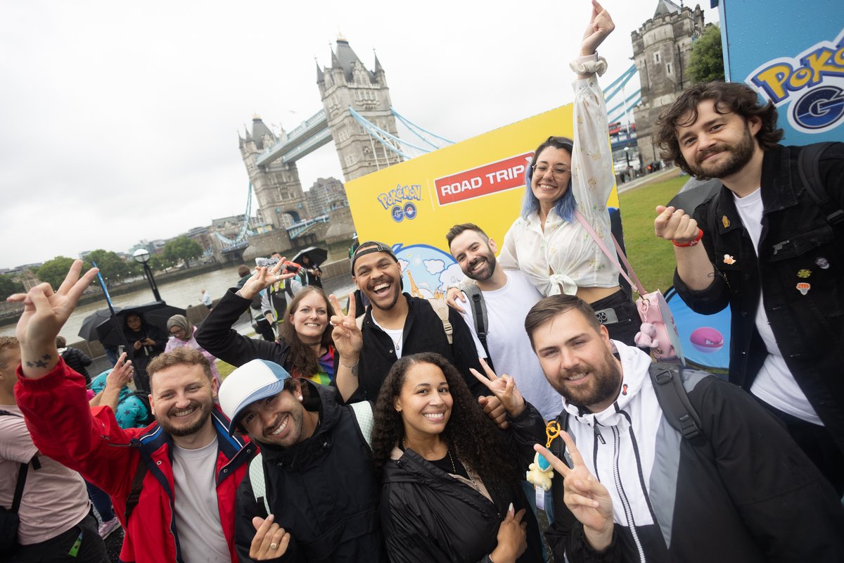 pokemongoappuk's tweet image. 🇬🇧 London, you’re showing up strong! 🤝
The city’s buzzing with battles, trades & surprise encounters.
✅Field Research? Completed.
✅Raids? Crushed.
✅Catches? Too many to count.
Still time to GO! Share your best moments with #PokemonGORoadTrip! 📸
#PokemonGO #gaming #event