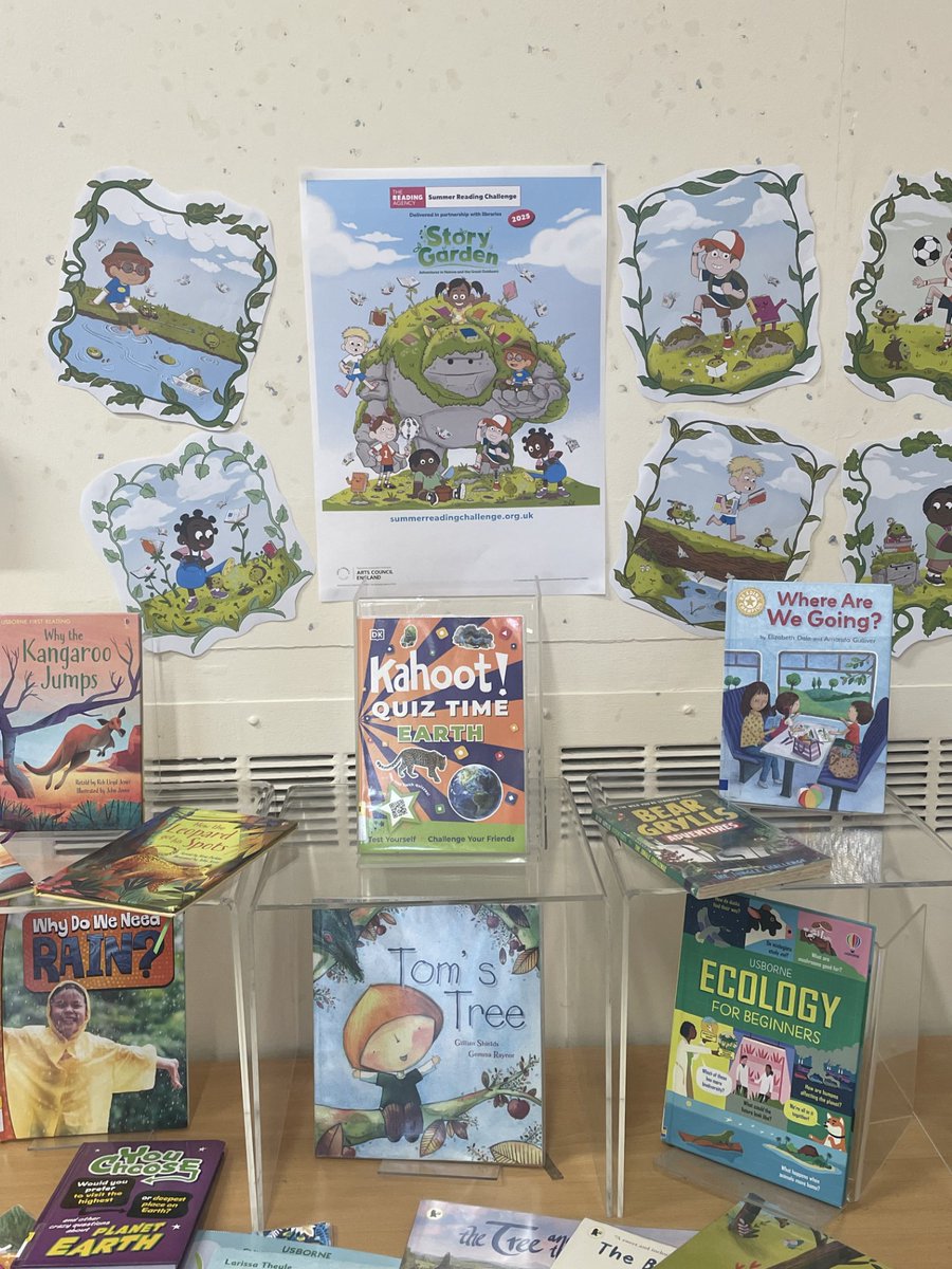 EsherLibrary's tweet image. The Summer Reading Challenge is on!
Pick up your starter pack and join the adventure. Come and choose your Six books to read over the holidays.
#SummerReadingChallenge #LibraryFun @esherlibrary