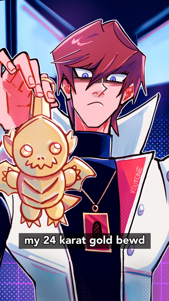 proud owner of the 24 karat gold blue eyes white dragon