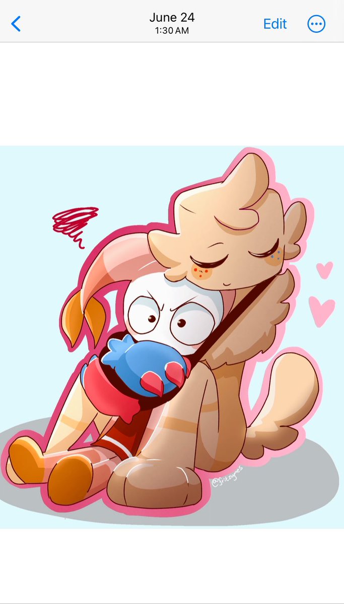 fritzymes's tweet image. now that i’m better at drawing Goob, the February one looks terrible good lord😭