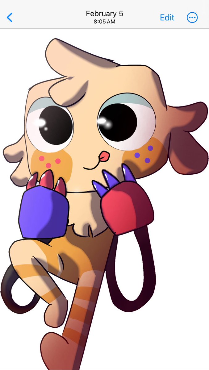fritzymes's tweet image. now that i’m better at drawing Goob, the February one looks terrible good lord😭
