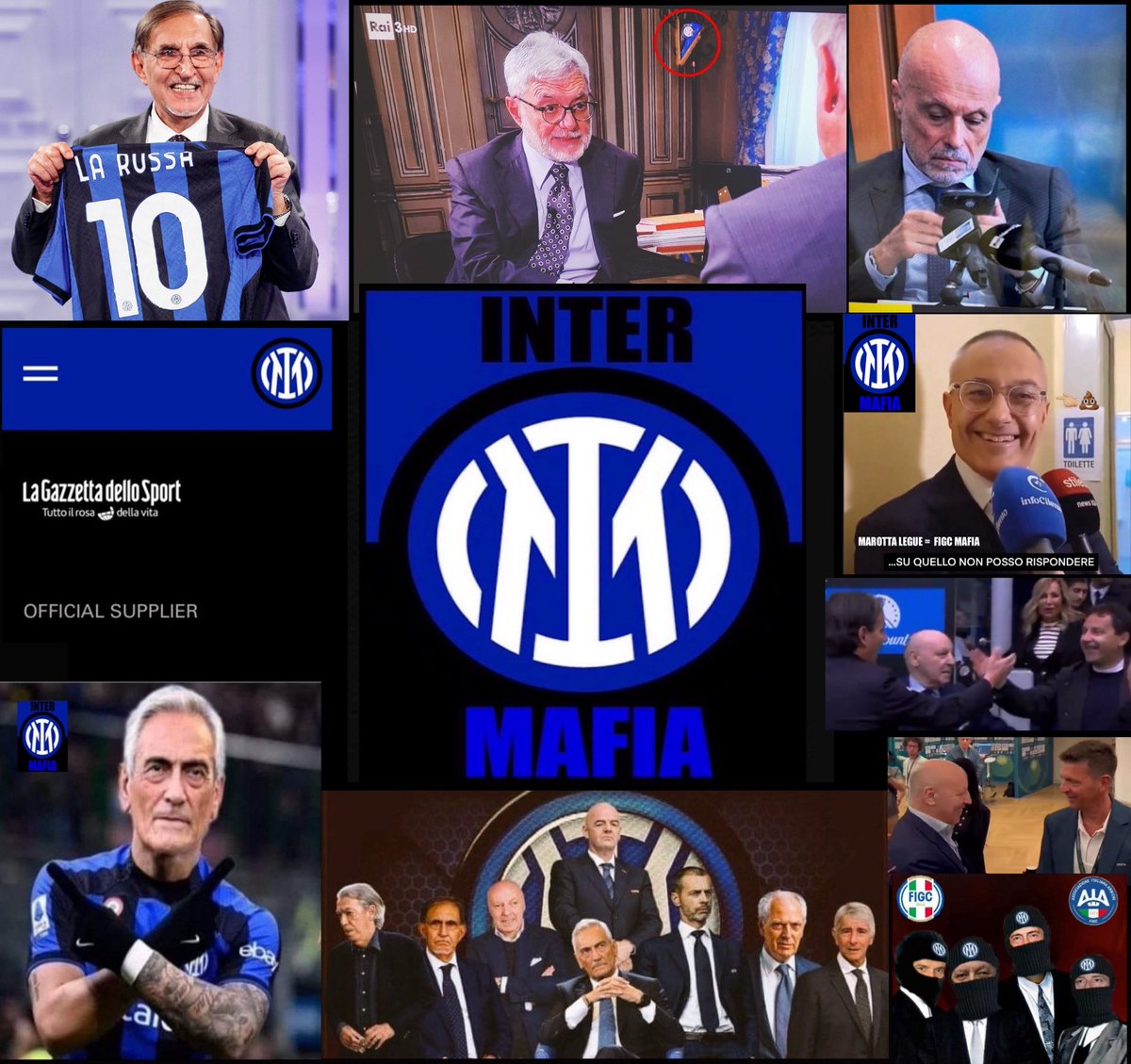 Gandalf il Bianconero (@gandalfil) on Twitter photo <a href="/ActualiteSerieA/">Actualité - Serie A</a> <a href="/MatteMoretto/">Matteo Moretto</a> L’#Atalanta deve capire che alla #Mafia non si può dire di no
#Inter #Mafia #Lookman #Intermafia #marottaleague #SerieA #Truffa #LionRock #Corruzzione #Ndrangheta <a href="/ActualiteSerieA/">Actualité - Serie A</a> <a href="/MatteMoretto/">Matteo Moretto</a> L’#Atalanta deve capire che alla #Mafia non si può dire di no
#Inter #Mafia #Lookman #Intermafia #marottaleague #SerieA #Truffa #LionRock #Corruzzione #Ndrangheta