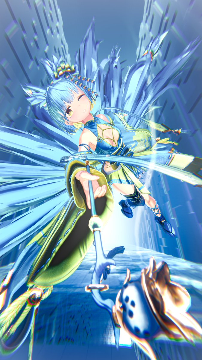maa_vrc's tweet image. 月狐の眼
#maa_album #VRChat #RINNE_TOKYO