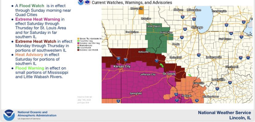 ReadyIllinois's tweet image. As a storm system moves across Illinois, we will enjoy lots o’ weather risks. Do you have a back up plan if one of those risks becomes reality, like flash flooding?
Turn around, don’t drown.
#ILWx #TADD