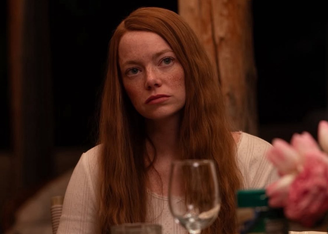 mrbrianrowe's tweet image. Absolutely crazy how little Emma Stone and Austin Butler are in Eddington. Felt like they came to visit the set one day and so Ari Aster decided to use them.