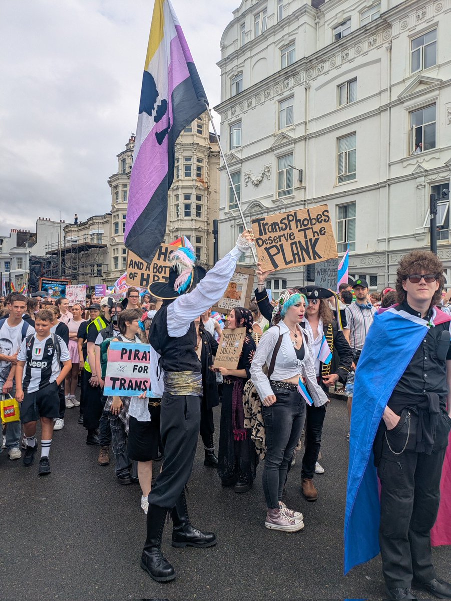 Josh (@museumcritical) on Twitter photo Very wet <a href="/TPrideBrighton/">Trans Pride Brighton</a> , but the flag flew high support our Trans Siblings in these difficult times. <a href="/GMBSouthern/">GMB Southern Region</a> <a href="/GMB_Equality/">GMB Equality</a> Very wet <a href="/TPrideBrighton/">Trans Pride Brighton</a> , but the flag flew high support our Trans Siblings in these difficult times. <a href="/GMBSouthern/">GMB Southern Region</a> <a href="/GMB_Equality/">GMB Equality</a>