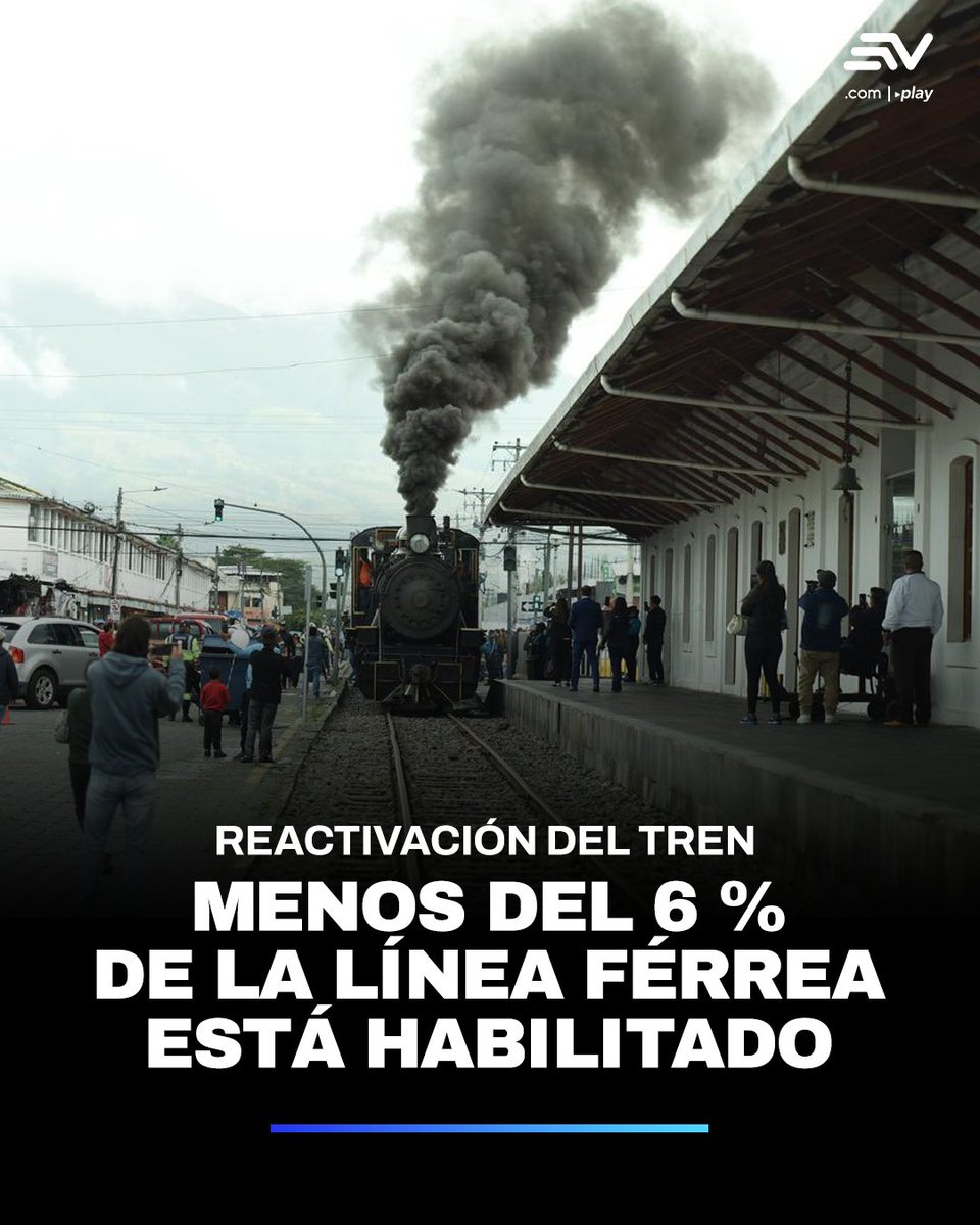 EcuavisaInforma's tweet photo. De los 456 kilómetros de vía férrea 🚂 habilitados hasta 2020, apenas 25,5 están operativos en 2025. Especialistas coinciden en la necesidad del apoyo estatal para recuperar esta actividad que dinamiza economías locales, fomenta el turismo y genera empleo. 👉 https://t.co/10rsdEFtHy