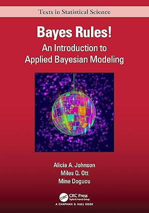 ecomputerbooks's tweet image. (Open Access) Bayes Rules! An Introduction to Applied Bayesian Modeling - freecomputerbooks.com/Bayes-Rules-An…
Look for "Read and Download Links" section to download. Follow me if you like this. #Bayesian #BayesianThinking #BayesianInference #BayesianStatistics #Statistics #MachineLearning