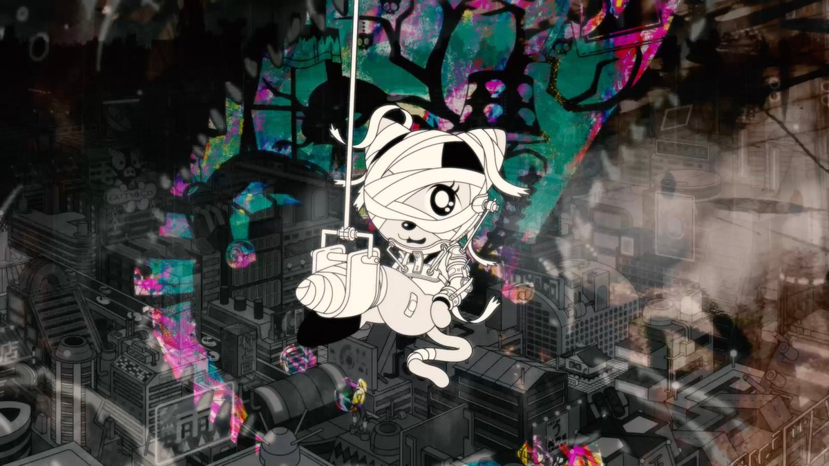 cartoonbrew's tweet image. ‘Tamala 2030: A Punk Cat in Dark,’ screening at Fantasia Festival, is a retro-futuristic, paranoid pop-art mind-melt where kawaii culture meets Lynch, Pynchon & Philip K. Dick. Coming to North American theaters via Deaf Crocodile & Cartuna.
cartoonbrew.com/feature-film/t…