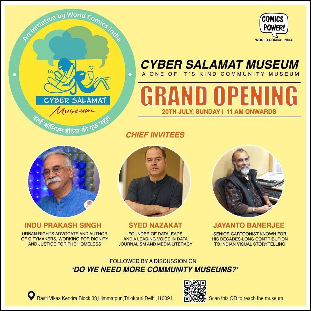sharad_ji's tweet image. After years of intensive work with the youth and children of the Trilokpuri, now we are adding a new chapter to our project by establishing a #CommunityMuseum there. Join us on this Sunday, If you are in Delhi.