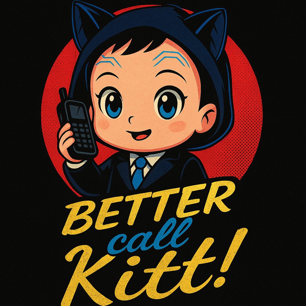 KittySpinCTO's tweet image. Shady devs? Rugged tokens? Bags on fire?
Yeah… Better Call Kitt.