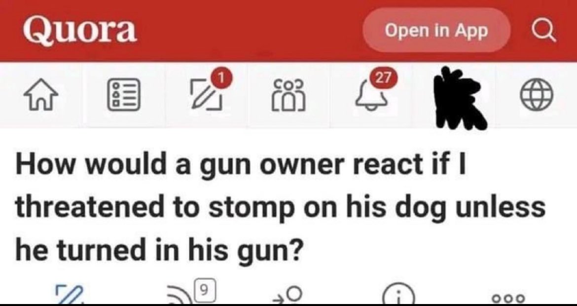 thereal_SnS's tweet image. This isn’t going to go the way you think it’s going to go.
I value my dog’s lives more than I value some piece of sh*t gun grabbing animal abuser.