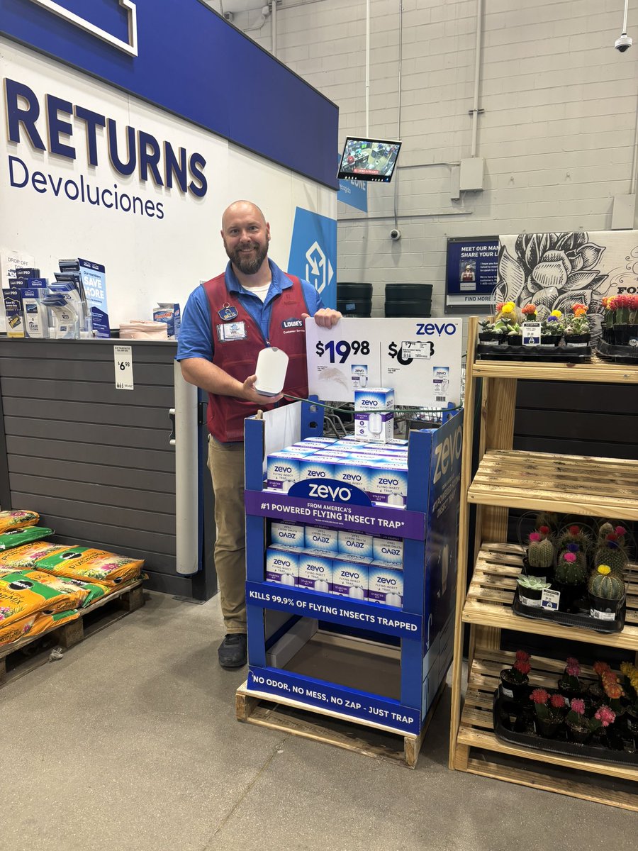 <a href="/jvonweimer/">Jacob Von Weimer</a> <a href="/JBBailey9/">JBBailey</a> <a href="/kennygrimsley/">Kenny Grimsley</a>  Our associates at 675 have lots of great things to say about the Zevo flying insect trap.  Robin says "it's a must if you buy fresh produce" come see me and let me show you how it works