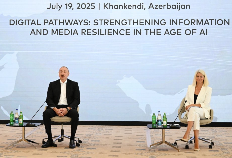 President of Azerbaijan: Initial potential of Zangezur corridor estimated at 15 million tons of cargo azertag.az/en/xeber/presi…