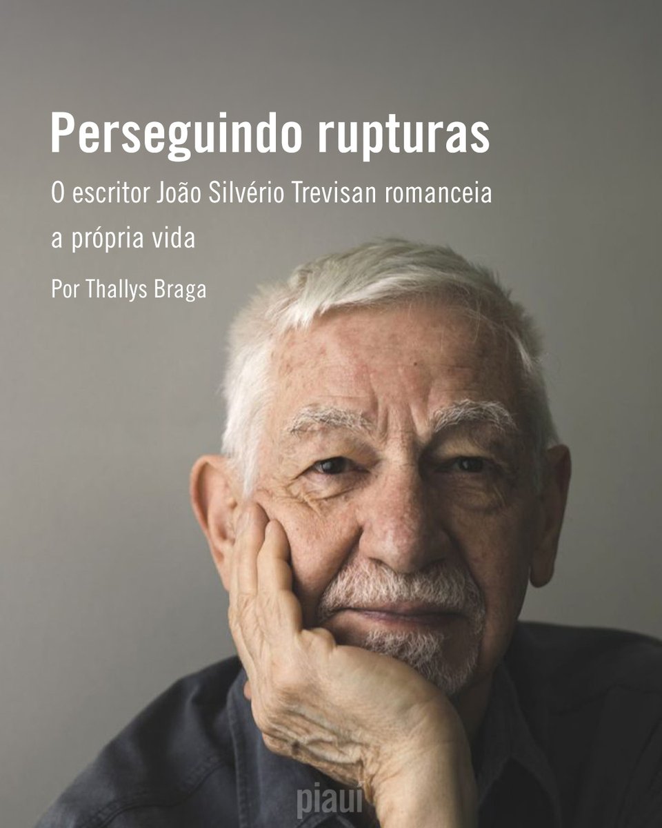 revistapiaui's tweet image. Há uma década, João Silvério Trevisan se propôs a narrar a própria vida em uma trilogia de livros. No último volume, pretende contar os anos de juventude dedicados à militância política e a uma paixão que nunca foi capaz de superar. Leia: piaui.co/44EvsLZ