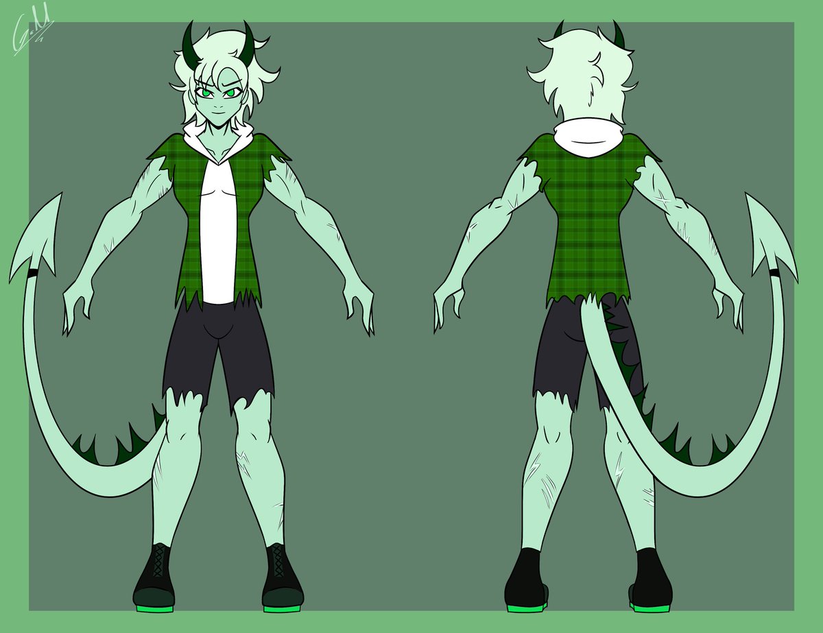 Parapa1911's tweet image. I've been seeing posts of this so why not add my boi to it out of curiosity X3
Rate my OC out of attractiveness!