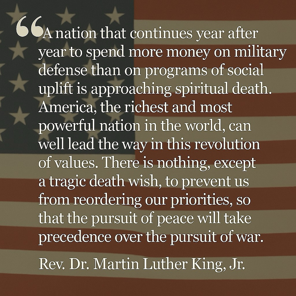 BerniceKing's tweet image. Daddy spoke these words on April 4, 1967 (exactly one year before he was assassinated), in his speech ‘Beyond Vietnam: A Time To Break Silence.’
#MLK #BeLove #StudyWarNoMore