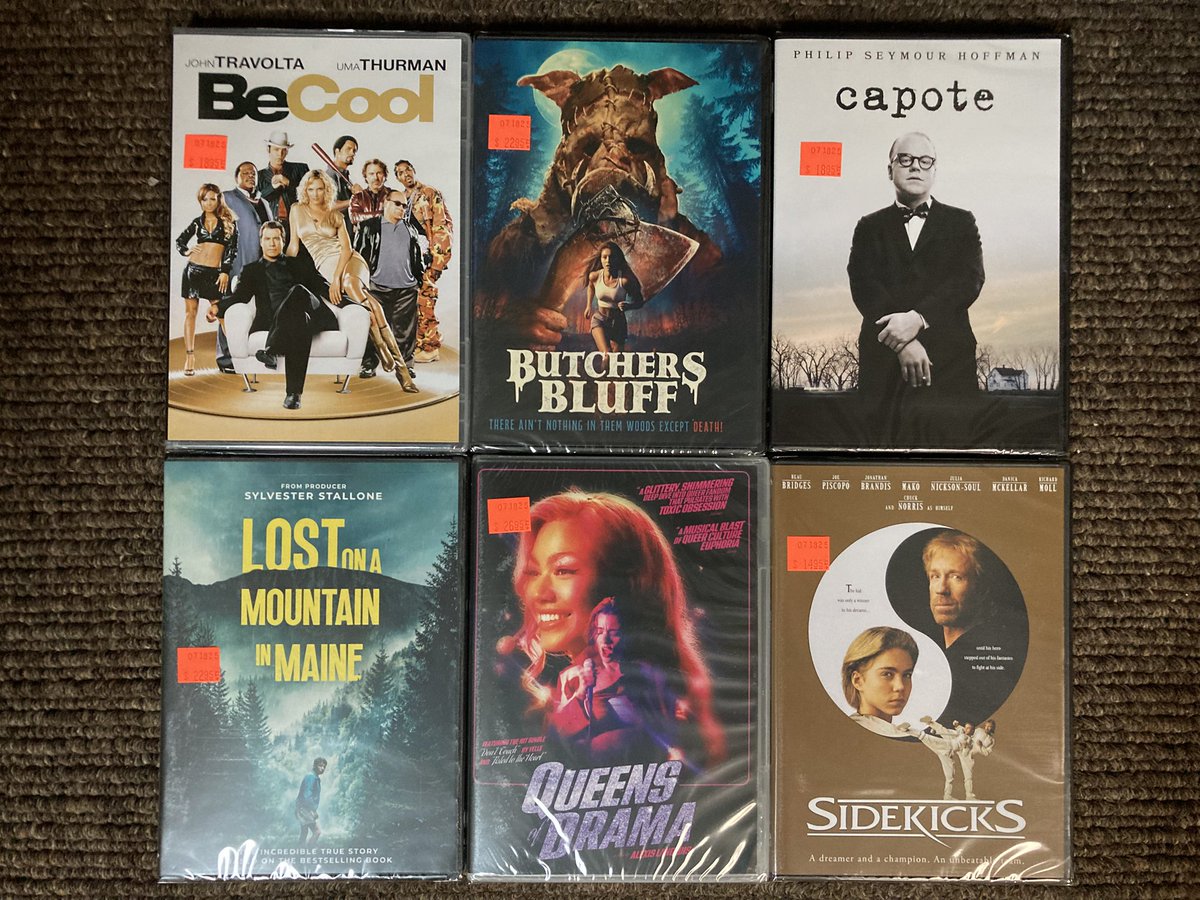 BayStreetVideo's tweet image. A few new arrivals hitting our shelves for the weekend!