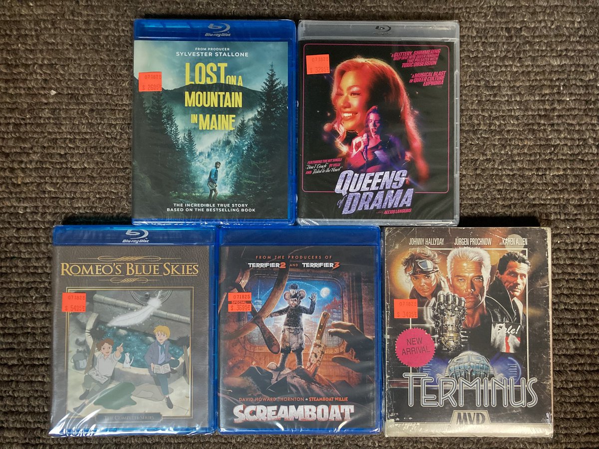 BayStreetVideo's tweet image. A few new arrivals hitting our shelves for the weekend!