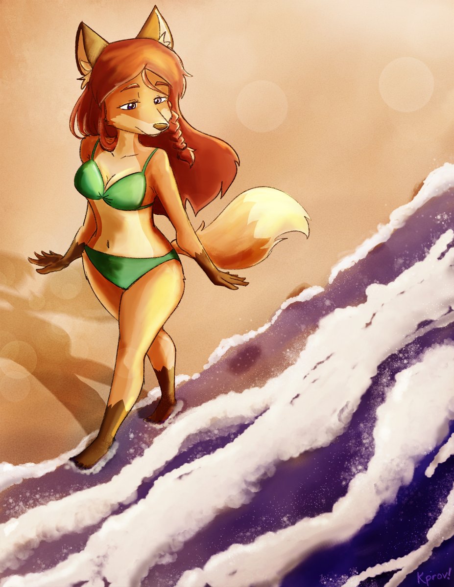 Kprov! (@puppylovecomics) on Twitter photo Sweet Cecilia from On Your Tail strolling by the beach 🦊
I doodled this during my Hawaii trip couple weeks back, finally had a chance to finish and post it! Sweet Cecilia from On Your Tail strolling by the beach 🦊
I doodled this during my Hawaii trip couple weeks back, finally had a chance to finish and post it!