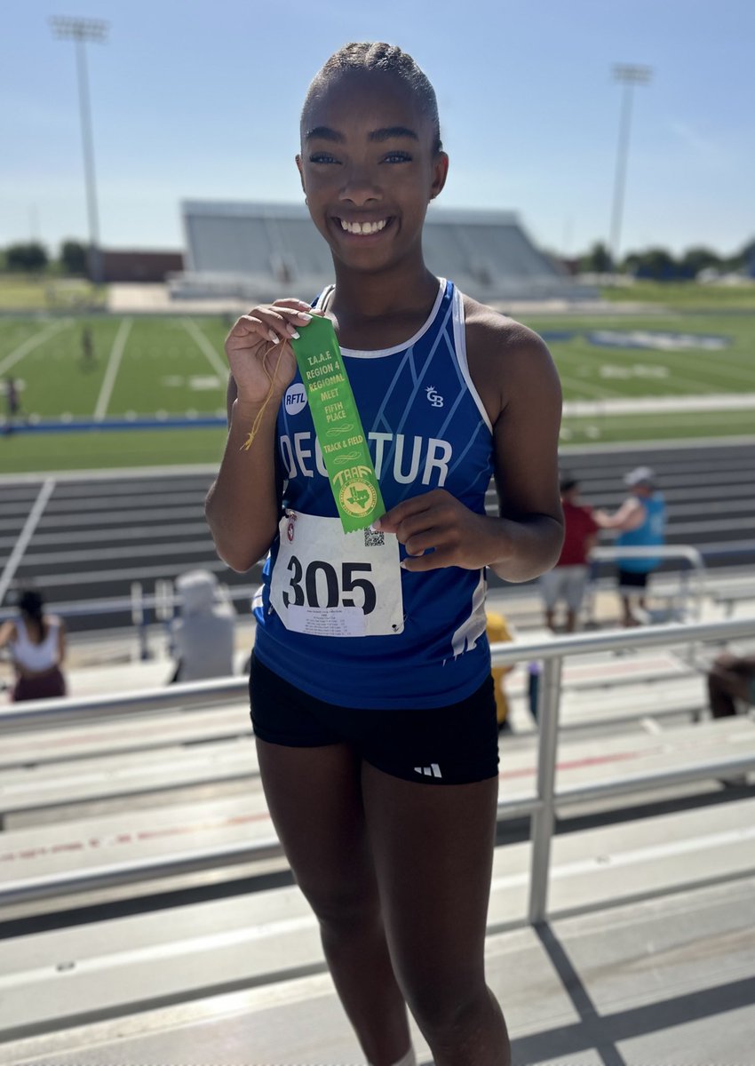 TAAF Regionals: 14U High Jump 5th Place! (4’ 2”) &amp; 4x100 Relay 6th Place (56.39) Headed to State @ A&amp;M! Let’s go, Kennedy!