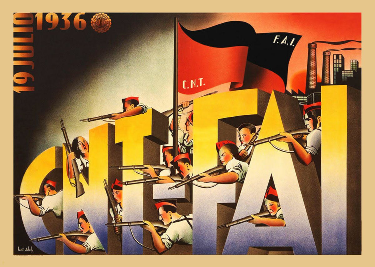 On 19 July 1936 the workers of Barcelona defeated the military uprising  and started the Spanish Revolution. 

Over the next three years, the  Spanish working class was sold down the river by the liberal democracies  in league with the fascists.  

And so it goes...