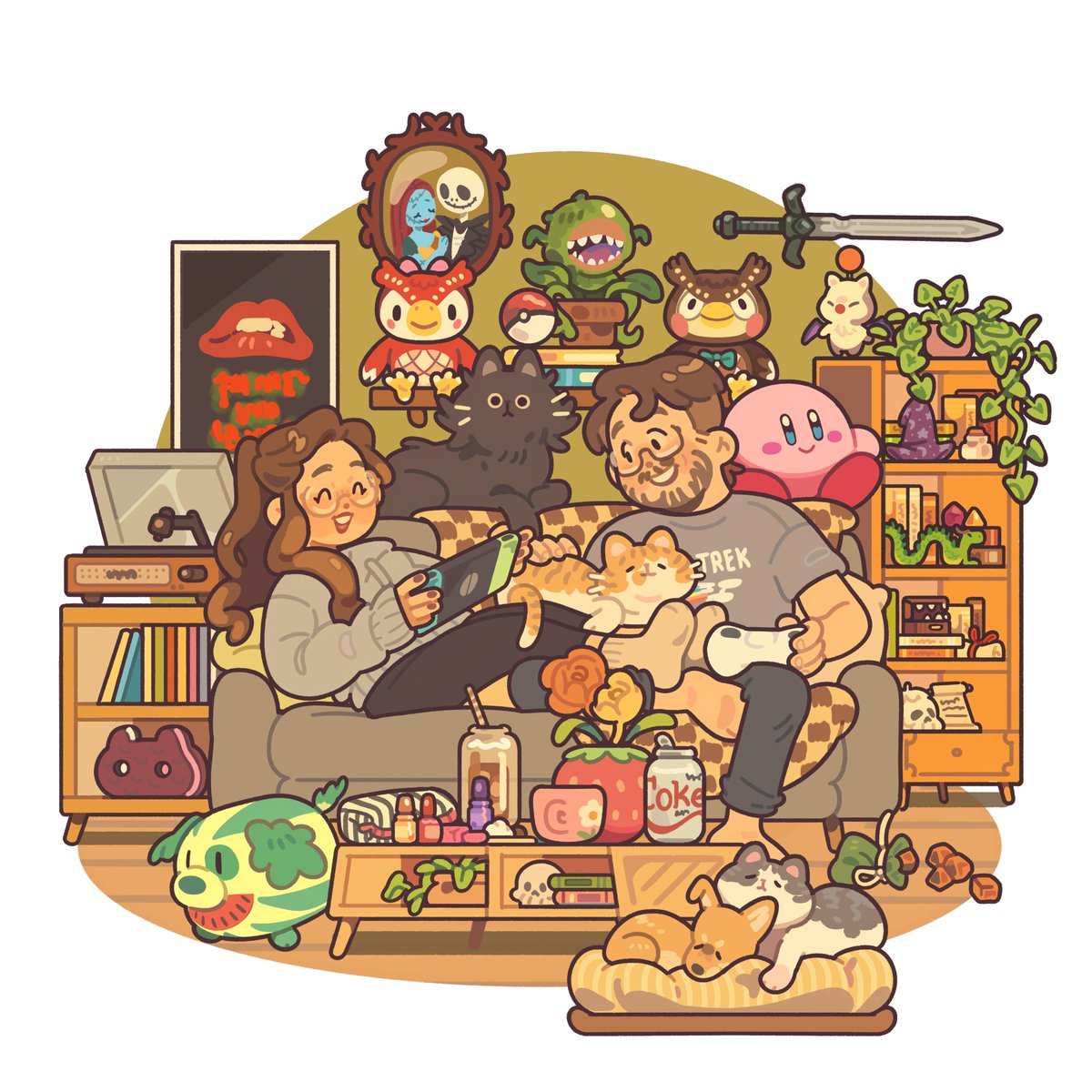 commission!🌷🌼💀✨