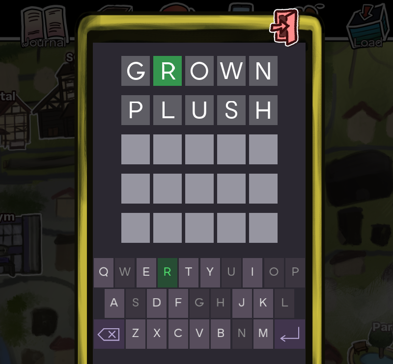 oakfells's tweet photo. Did you know that there's a *legally distinct un-named word guessing* game hidden in the current CoG update?

With a fun sprinkle of gainer-themed flavoring, of course. https://t.co/QPHtKx0ysF