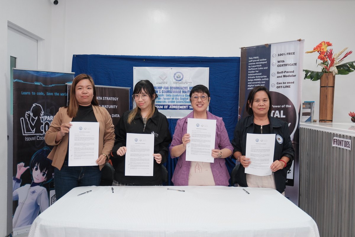 FreiSangil's tweet image. SLTCFI is now our official training partner! Take the #PDA, #HPDE, and #Learn2Code courses in SLTCFI! 
We will be rolling out upskilling programs for marginalized communities &  securing employment and business opportunities for them!
#OnBoardTheDigitalAge w/ #Layertech & #SLTCFI