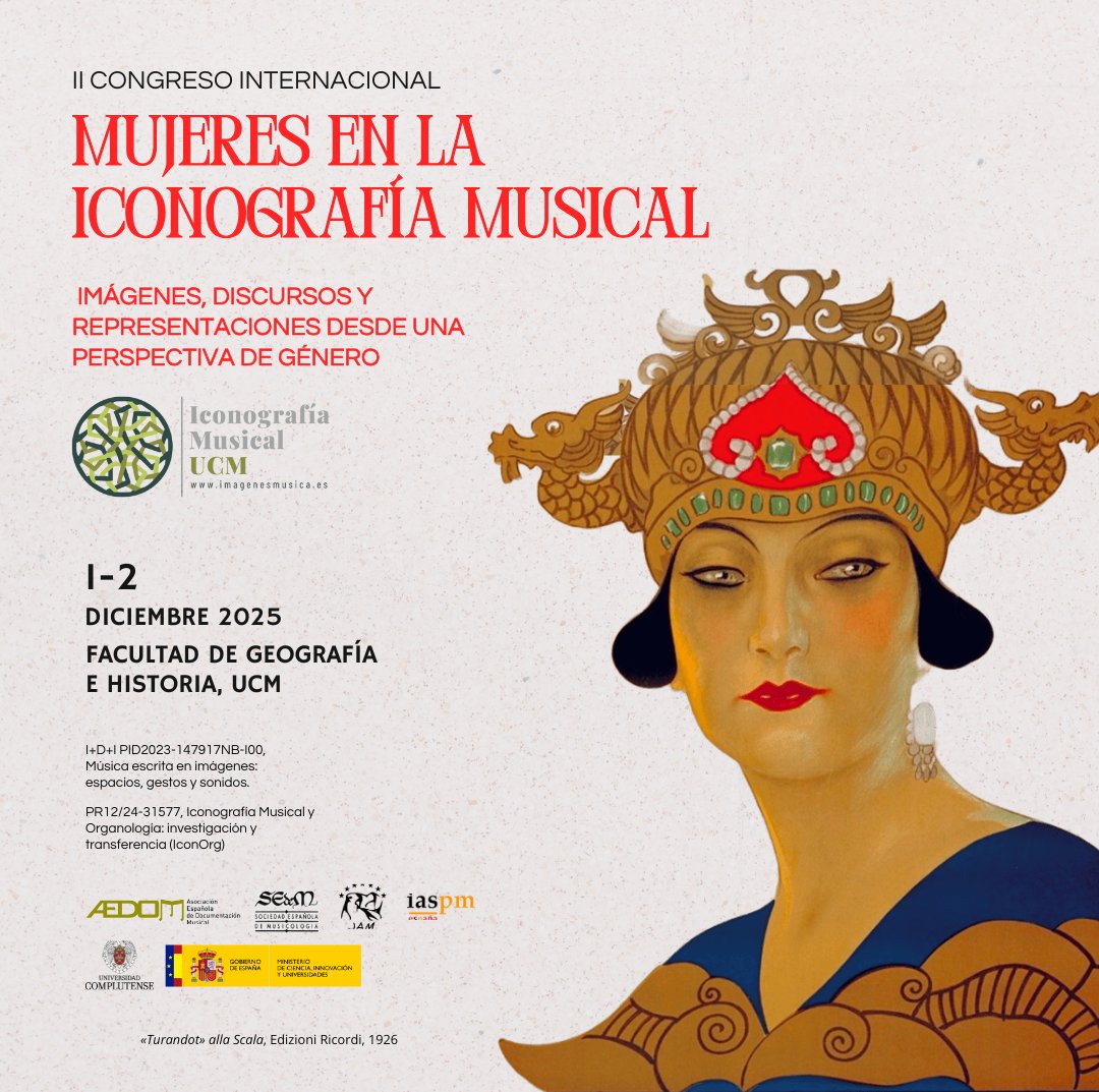 Nos complace anunciar la convocatoria de recepción de propuestas para el II Congreso Internacional «Mujeres en la iconografía musical: imágenes, discursos y representaciones desde una perspectiva de género»
📢Plazo abierto hasta el 15 de septiembre
¡Os esperamos!