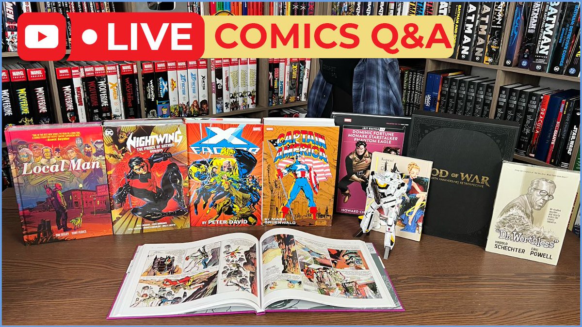 NearMintCon's tweet image. OMAR IS OFF THE GRID!
But, the show must go on!
Get ready, Minties!
@DomOfXStudio is taking over this week’s LIVE! Comics Q&A and will be joined by @Bragadosha and LARS!
Join the chat at 11AM EST:
youtube.com/live/798nT543Q…