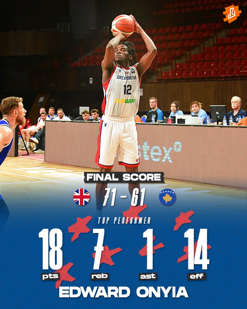 uNDR_gb's tweet photo. Kosovo down, on more to go!

📸: FIBA
#uNDR #FIBA
#Eurobasket #Britishbasketball
#basketballneverstops https://t.co/qRYNJwviMx
