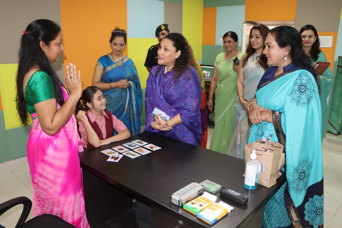 KonarkCorps's tweet image. “Supporting Strength, Encouraging Smiles”

Mrs Rajnie Rathee, Zonal President, #KonarkAWWA visited #AshaSchool, #Jodhpur. She interacted warmly with students &amp;amp; appreciated efforts of the dedicated staff in creating an inclusive learning environment.

@adgpi
@IaSouthern
