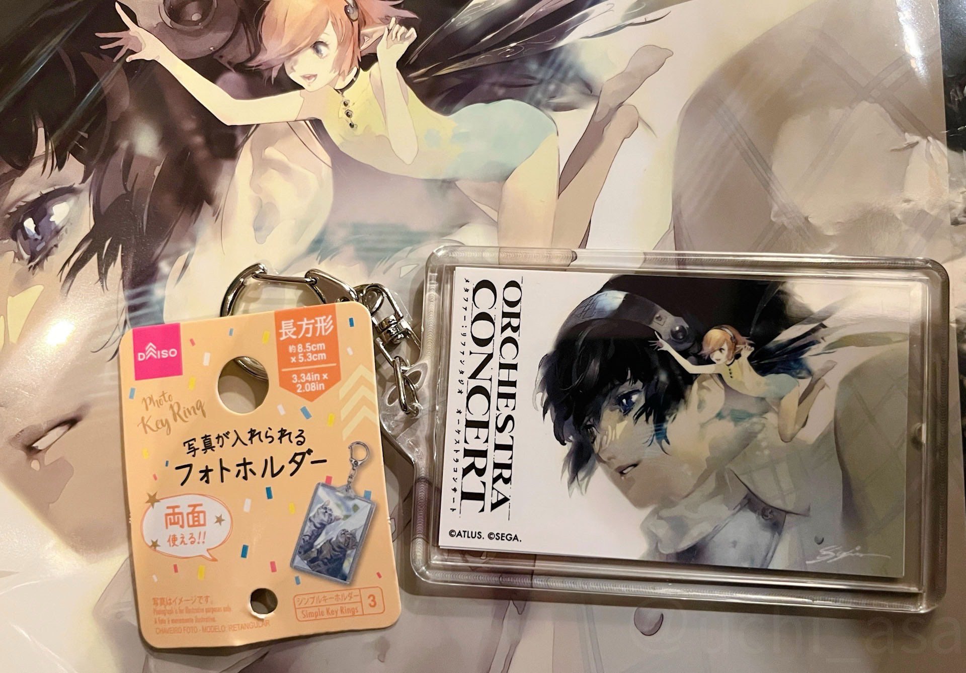 Γ 【未使用】黄昏アウトフォーカス 複製サイン入り メモリアルアート ホロライブ 百鬼あやめ 誕生日記念2021 箔押し複製サイン入り