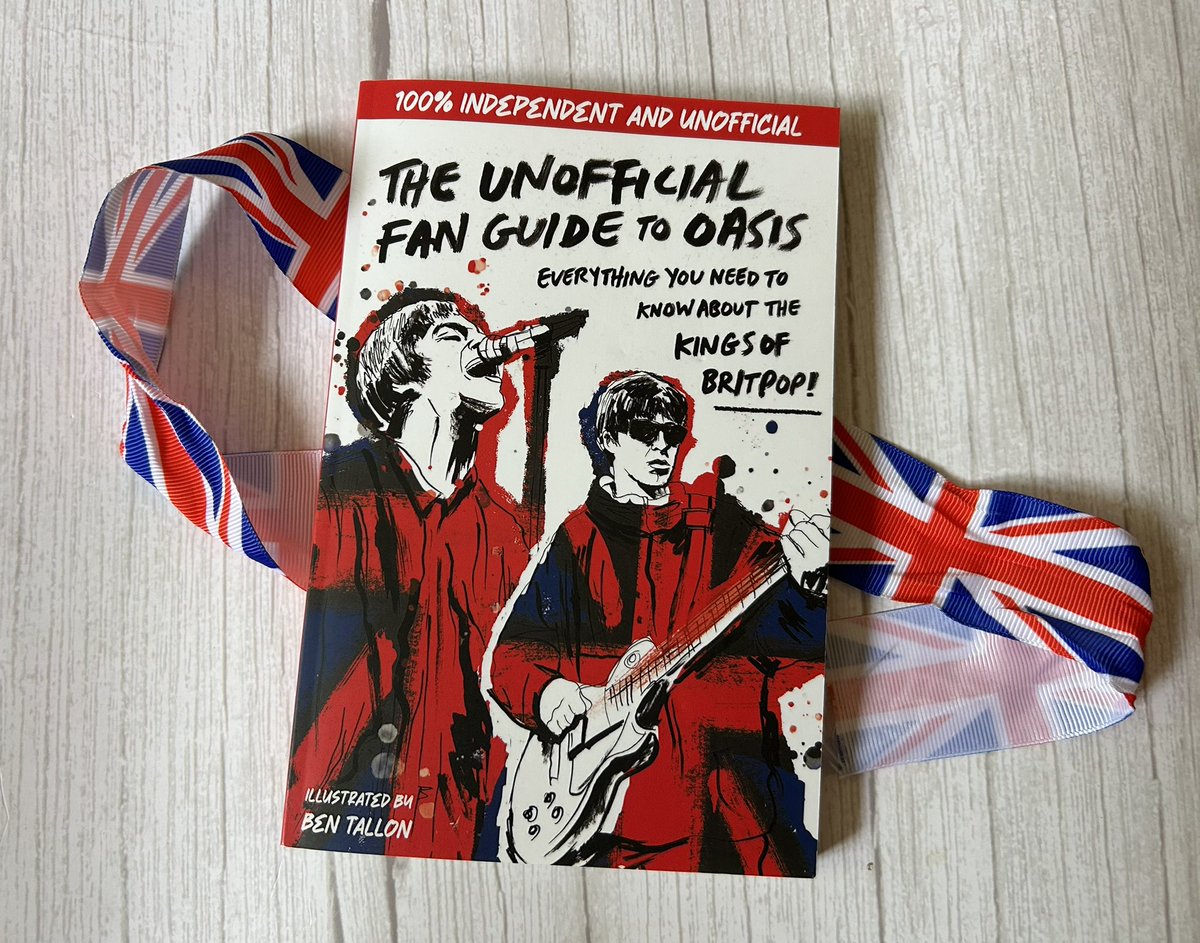 BookSuperhero2's tweet image. Excitement is building ‘Round Are Way’ as someone in our household has tickets to see #Oasis in London very soon. He’s busy reading this 100% unofficial fan guide written by #EddieRobson & illustrated #BenTallon