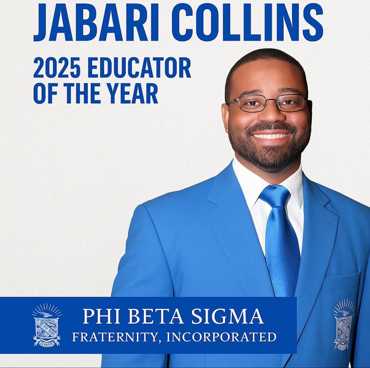 I am honored to be selected as Phi Beta Sigma Fraternity incorporated teacher of the year. I proudly serve as the director of education for Sigma Theta Sigma chapter and the Lonestar state director of education. #pbs1914 <a href="/pbs_1914/">Phi Beta Sigma</a>