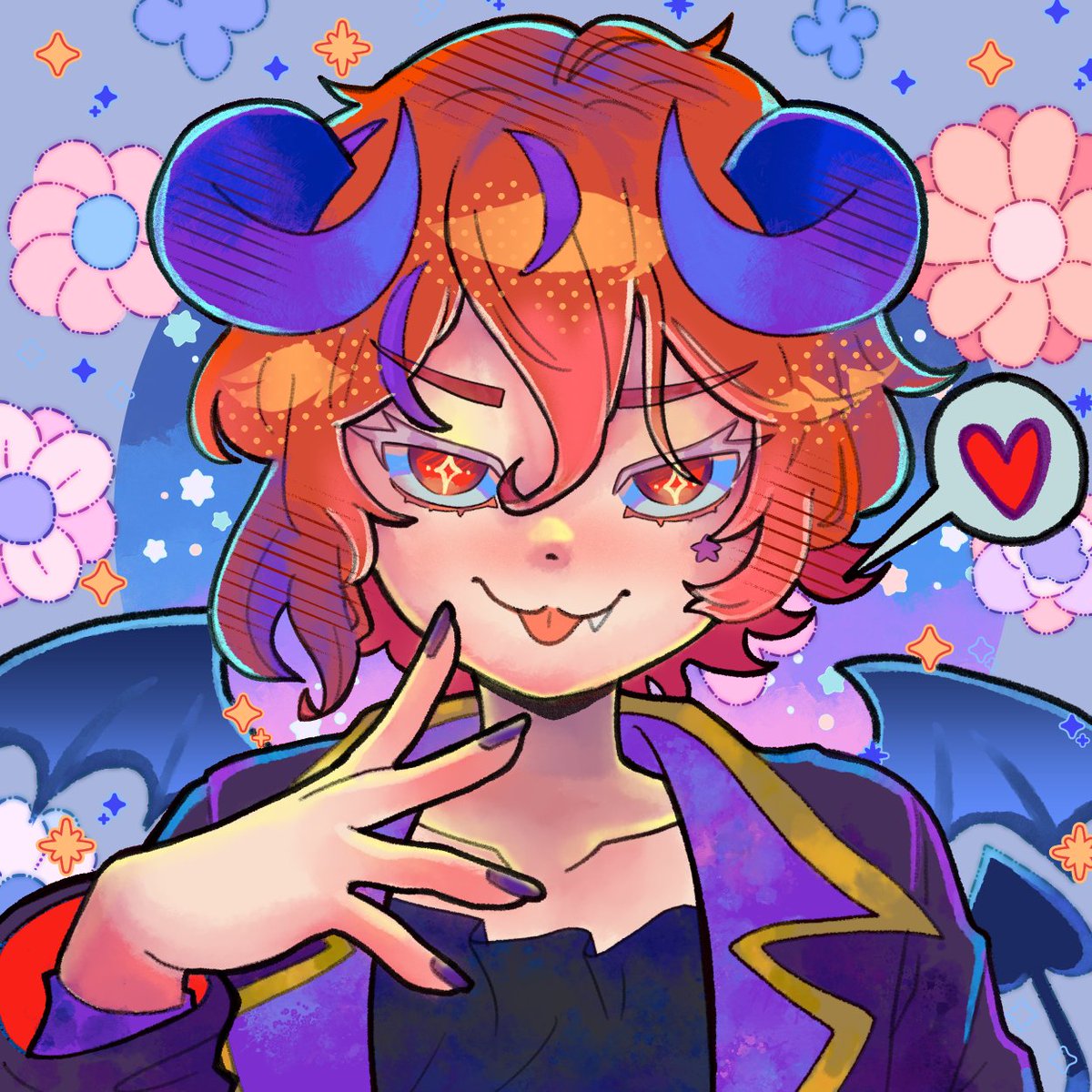 How's July going?? I'm working as always nwn but trying to play artfight too
#vgencomm #profilepicture