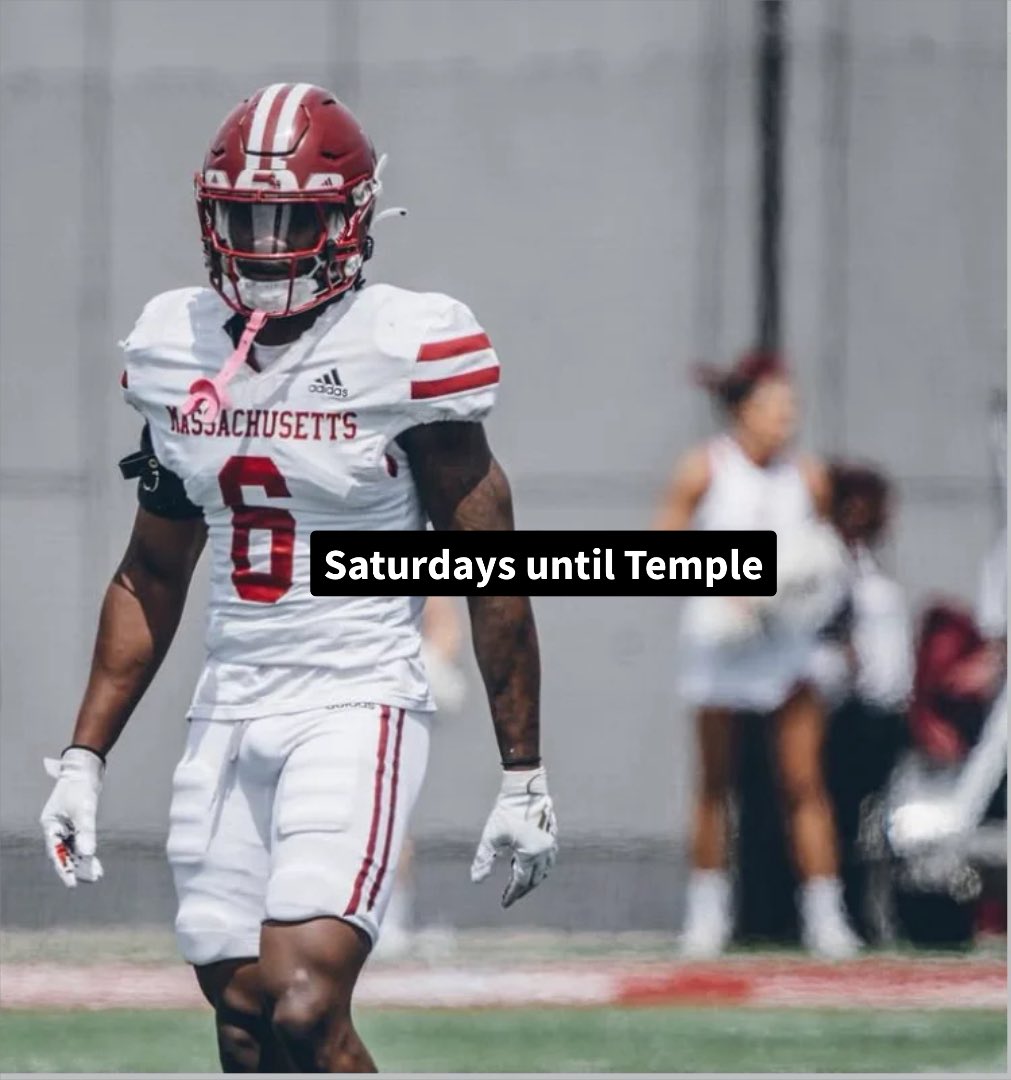 There are only half-dozen Saturdays until the UMass🏈 season kicks off.

Buckle Up Y’all!!! #RespectIsEarned #EarnIt #NortheastTough 

Temple🏈is coming to the #TheJunkyard 🏡 for an old fashioned donnybrook!!!

#BeliefOwnershipSacrifice B.O.S.

#MACtion25🏴‍☠️🏴‍☠️🏴‍☠️#WeComing