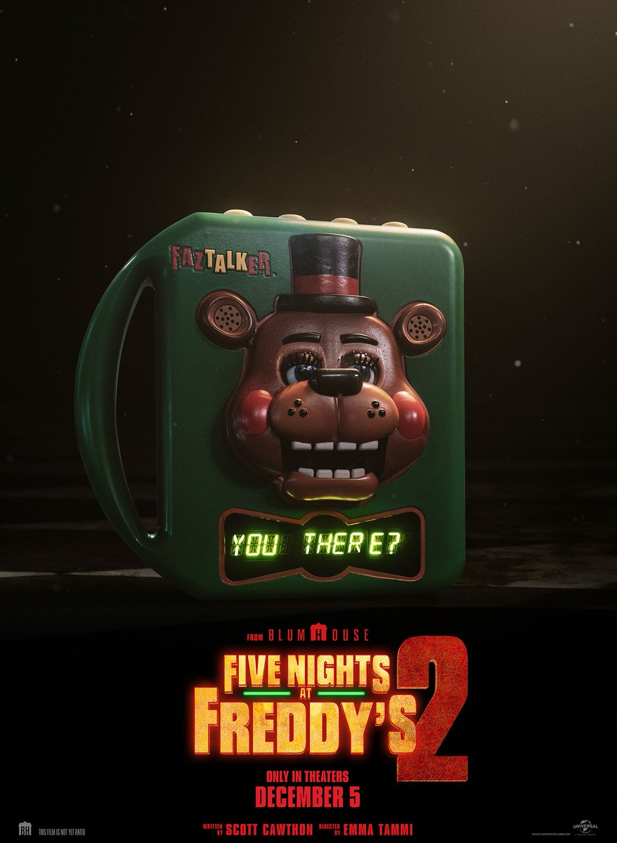 DeducerFNAF's tweet image. FIVE NIGHTS UNTIL...
The 'FIVE NIGHTS AT FREDDY'S 2' Movie TRAILER??
Blumhouse's FNAF 2 Panel begins in just 5 Nights!
#FNAF #FNAFMovie #FiveNightsAtFreddys #FNAF2 #FNAFMovie2