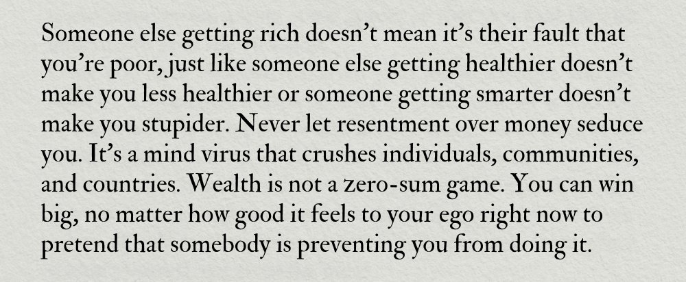 Resist zero-sum mindsets