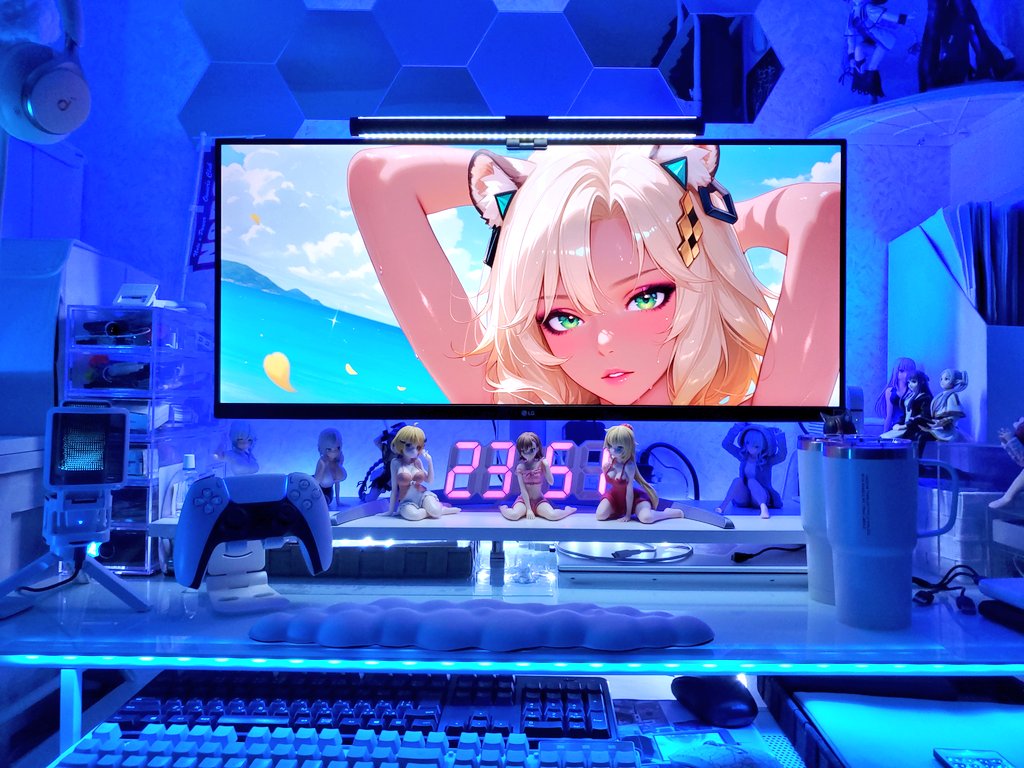SSugoiyan's tweet image. 今宵はシロネンちゃんでアップ
( *´艸｀)
何か夏って感じ(*´∀｀*)
#desksetup