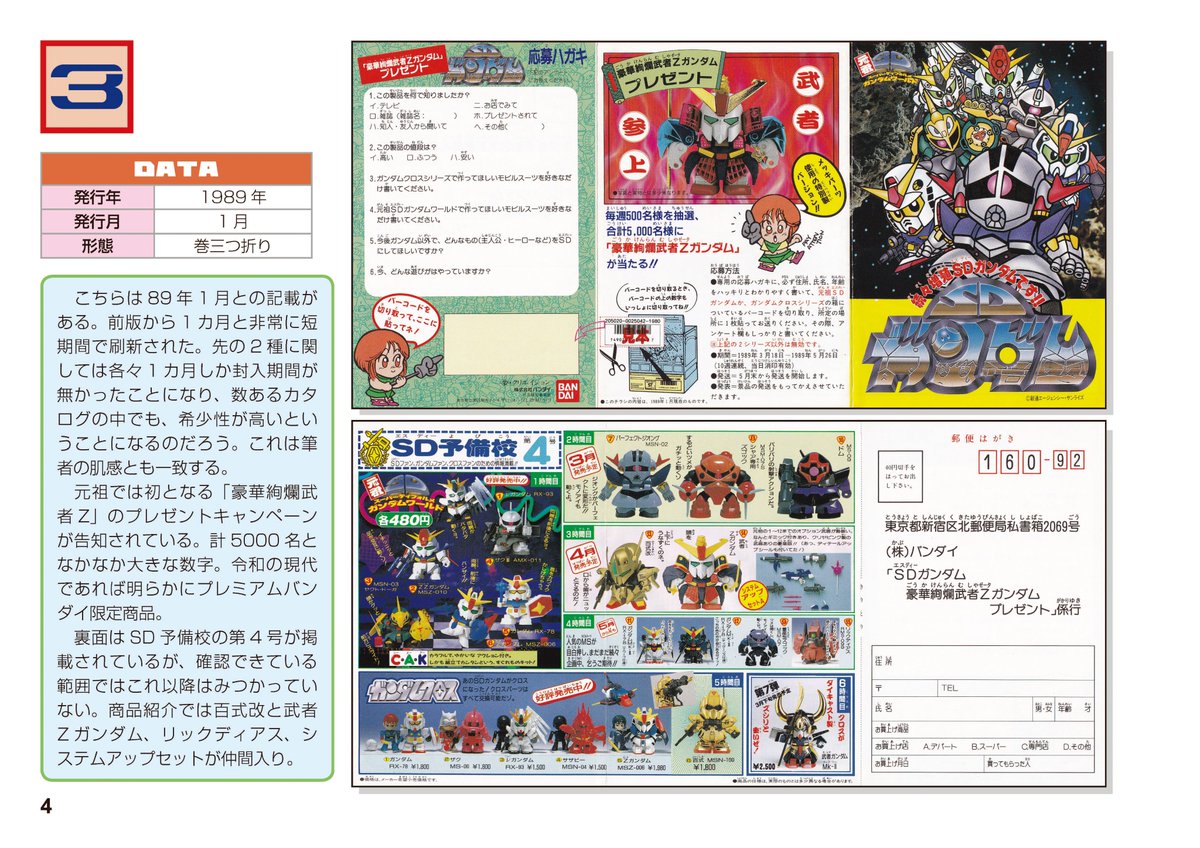 C106新刊告知①】 夏コミの新刊1冊目はこちら『元祖SDカタログ