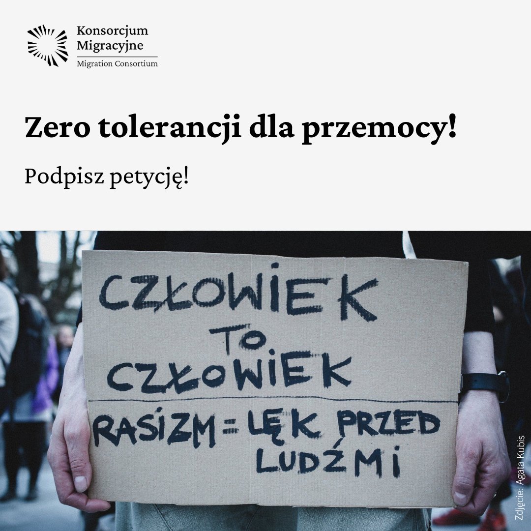KMigracyjne's tweet image. Musimy jasno i wspólnie powiedzieć: NIE mowie nienawiści. NIE przemocy wobec migrantów.
🖊 Podpisz nasz apel: action.wemove.eu/sign/2025-7-ze…
👉 Okaż swoją solidarność w sieci, udostępniając jego treść.
🤚 Reaguj na przemoc motywowaną uprzedzeniami.
🗣 Rozmawiaj ze swoimi bliskimi.