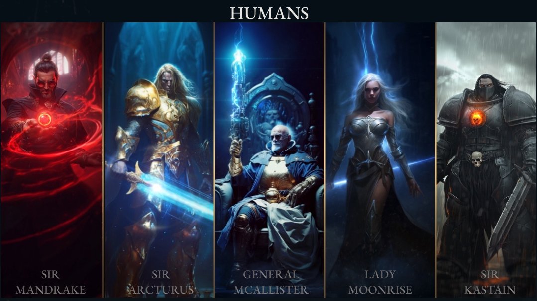 ValanniaGame's tweet image. Meet the Humans of Valannia.
Masters of blacksmithing, strategy, and deception.
They don’t just survive, they outthink, outcraft, and outplay.